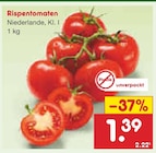 Netto Marken-Discount Obertshausen - Rispentomaten Angebot im Prospekt Rispentomaten bei Netto Marken-Discount im Obertshausen Prospekt für 1,39 €