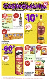 Prix et réduction Whisky dans le prospectus Géant Casino en cours Offre Whisky dans le catalogue Géant Casino du moment à la page 36