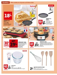 Prix et réduction Tefal dans le prospectus Auchan Supermarché en cours Offre Tefal dans le catalogue Auchan Supermarché du moment à la page 6