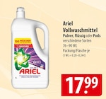 Ariel Vollwaschmittel Angebote bei famila Nordost Buchholz für 17,99 €