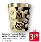 Bonbon White Chocolate & Cookies im Angebot bei E center in Pirmasens Bonbon White Chocolate & Cookies Angebote von Langnese Magnum bei E center Pirmasens für 3,79 €