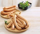 Véritable knack d'alsace qualité supérieure ou saucisse de francfort vpf ou saucisse viennoise - PIERRE SCHMIDT - U Express à Levallois-Perret Véritable knack d'alsace qualité supérieure ou saucisse de francfort vpf ou saucisse viennoise - PIERRE SCHMIDT en promo chez U Express Levallois-Perret à 8,99 €