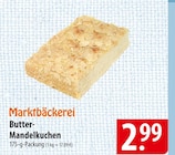 Marktbäckerei Butter-Mandelkuchen Angebote bei famila Nordost Stralsund für 2,99 €