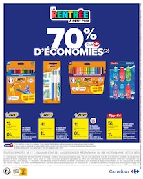 Prix et réduction Feutre dans le prospectus Carrefour en cours Offre Feutre dans le catalogue Carrefour du moment à la page 2