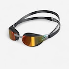 Schwimmbrille verspiegelt Speedo - Fastskin schwarz/gold bei Decathlon im Weiterstadt Prospekt für 22,99 €