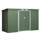 Outsunny Gartenschrank grün Stahl B/H/T: ca. 277x173x130 cm für 295,99 € bei POCO im Angebot Outsunny Gartenschrank grün Stahl B/H/T: ca. 277x173x130 cm im aktuellen POCO Prospekt