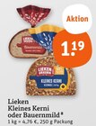 Kleines Kerni im Angebot bei tegut in Aschaffenburg Kleines Kerni Angebote von Lieken Urkorn bei tegut Aschaffenburg für 1,19 €