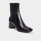 Boots à talons noir femme en promo chez La Halle Boots à talons noir femme dans le catalogue La Halle