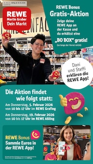 REWE Prospekt der Woche "Dein Markt" Seite 1, 16.02.2026 bis 21.02.2026 für Aßling Aktueller REWE Prospekt "Dein Markt" Seite 1 von 30 Seiten für Aßling