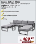 Lounge Sofaset Bilbao im POCO Prospekt Lounge Sofaset Bilbao im aktuellen POCO Prospekt für 489,99 €