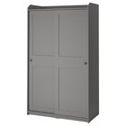 Kleiderschrank mit Schiebetüren grau von HAUGA für 199,00 € bei IKEA im Angebot Kleiderschrank mit Schiebetüren grau von HAUGA im aktuellen IKEA Prospekt