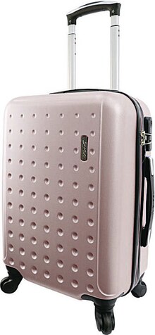 Valise cabine ABS 4r 50cm rosegold dot - Géant Casino à Caen Valise cabine ABS 4r 50cm rosegold dot en promo chez Géant Casino Caen à 29,90 €