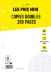FEUILLETS MOBILES OU COPIES DOUBLES 200 PAGES à 1,09 € dans le catalogue Bureau Vallée