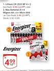Lithium CR-2032 BP 4 + 2 Angebote von Energizer bei GLOBUS Siegen für 4,99 €