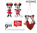 Christbaumanhänger „Mickey“ oder „Minnie“ oder „Mickey und Minnie“ Angebote von Disney Home bei XXXLutz Möbelhäuser Tönisvorst für 9,99 €