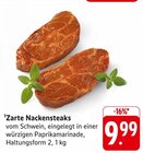 Aktuelle Steak Angebote bei EDEKA in Mannheim Aktuelles Zarte Nackensteaks Angebot bei EDEKA in Mannheim ab 9,99 €