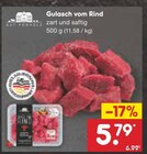 Gulasch vom Rind Angebote von GUT PONHOLZ bei Netto Marken-Discount Heinsberg für 5,79 €