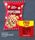 Popcorn Sucré - SUN SNACKS en promo chez Aldi Popcorn Sucré - SUN SNACKS dans le catalogue Aldi