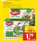 Netto Marken-Discount Ortrand - Spinat Angebot im Prospekt Spinat bei Netto Marken-Discount im Ortrand Prospekt für 1,79 €