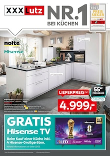 Kuchen im XXXLutz Möbelhäuser Prospekt "NR. 1 BEI KÜCHEN" mit 16 Seiten (Krefeld)