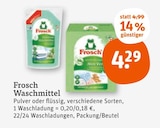 Waschmittel Angebote von Frosch bei tegut Nürnberg für 4,29 €