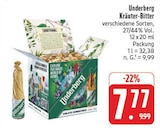 Kräuter-Bitter im Angebot bei EDEKA in Zwickau Kräuter-Bitter Angebote von Underberg bei EDEKA Zwickau für 7,77 €