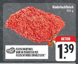 Aktuelles Rinderhackfleisch Angebot bei EDEKA in Jena ab 1,39 €