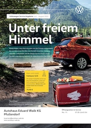 Volkswagen Prospekt für Pfullendorf, Baden: Endlich wieder Sommer, 1 Seite, 01.06.2022 - 31.08.2022