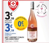 AOP cabernet d'anjou - LES CARACTÈRES en promo chez E.Leclerc AOP cabernet d'anjou - LES CARACTÈRES dans le catalogue E.Leclerc