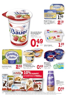 Joghurt im aktuellen E center Prospekt (Karlsruhe) Joghurt im E center Prospekt "Aktuelle Angebote" mit 42 Seiten (Karlsruhe)