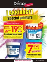 Catalogue Décor Discount "Arrivage : Spécial peinture", 2 pages, à Villeurbanne, 09/03/2020 - 28/03/2020 Prospectus Décor Discount "Arrivage : Spécial peinture", 2 pages, à Villeurbanne, 09/03/2020 - 28/03/2020