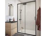 Porte de douche coulissante "Calia" l.120 cm en verre transparent - Cooke and Lewis en promo chez Brico Dépôt Brest à 279,00 €