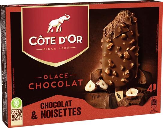 Bâtonnet glacé Chocolat & Noisettes