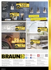 Lampe im BRAUN Möbel-Center Prospekt in Freiburg Aktueller BRAUN Möbel-Center Prospekt mit Lampe, "Verlängert - wir feiern weiter!", Seite 16