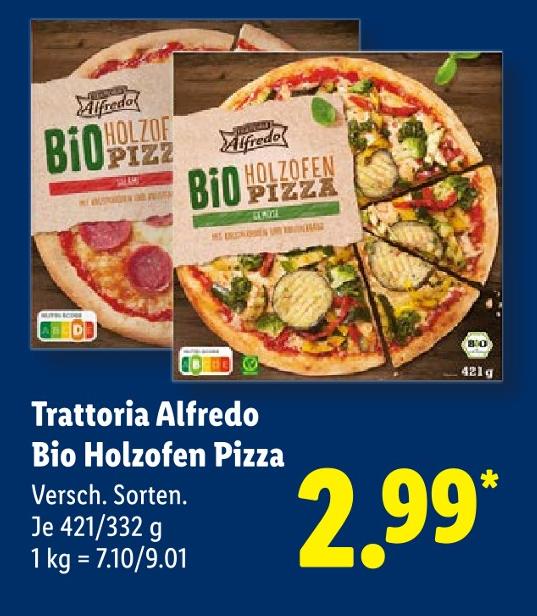 Bio Holzofen Pizza