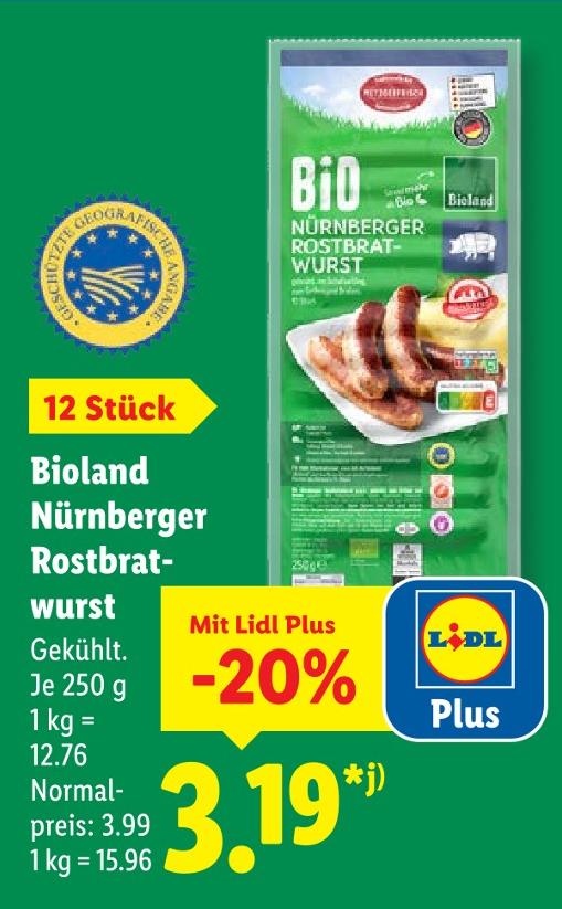 Nürnberger Rostbratwurst