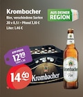 Bier im Angebot bei Getränke Hoffmann in Witten Bier Angebote von Krombacher bei Getränke Hoffmann Witten für 12,99 €