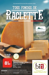 Prospectus Bi1 à Aix-les-Bains, "TOUS FONDUS DE RACLETTE", 12 pages, 13/11/2024 - 18/11/2024