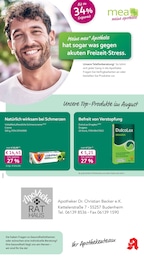 mea - meine apotheke Prospekt für Wiesbaden mit 4 Seiten mea - meine apotheke Prospekt für Wiesbaden: "Unsere August-Angebote", 4 Seiten, 01.08.2026 - 31.08.2026