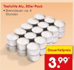 Teelichte Alu, 30er Pack im Angebot bei Netto Marken-Discount in Saarlouis Teelichte Alu, 30er Pack Angebote bei Netto Marken-Discount Saarlouis für 3,99 €