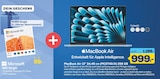 MacBook Air 13” 34,46 cm (MC6T4D/A) 256 GB Angebote von Apple bei EURONICS Langenfeld für 999,00 €