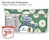 Kamillen-Toilettenpapier im Angebot bei GLOBUS in Jena Kamillen-Toilettenpapier Angebote von Regina bei GLOBUS Jena für 3,00 €