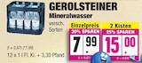 Mineralwasser von Gerolsteiner im aktuellen EDEKA Prospekt für 7,99 €