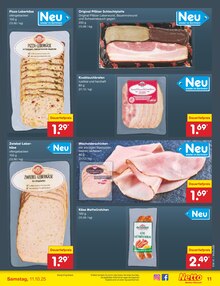 Wurst im Netto Marken-Discount Prospekt "Aktuelle Angebote" mit 59 Seiten (Mannheim)