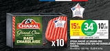 Steak haché le grand cru race charolaise 12% mg surgelé - CHARAL dans le catalogue Intermarché Hyper