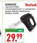 Handmixer Quick Mix HT310838 Angebote von Tefal bei Marktkauf Bielefeld für 29,99 €