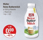 Reine Buttermilch von Müller im aktuellen V-Markt Prospekt für 0,69 €