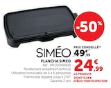 Plancha - Siméo - Super U à Tarbes Plancha - Siméo en promo chez Super U Tarbes à 24,99 €