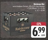 Bier Angebote von Ratskrone bei EDEKA Gunzenhausen für 6,99 €