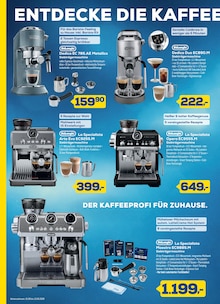 EURONICS Prospekt der KW 36 "GENAU RICHTIG FÜR BESTEN KAFFEEGENUSS VON DeLONGHI" Aktueller EURONICS Prospekt "GENAU RICHTIG FÜR BESTEN KAFFEEGENUSS VON DeLONGHI" Seite 2 von 4 Seiten
